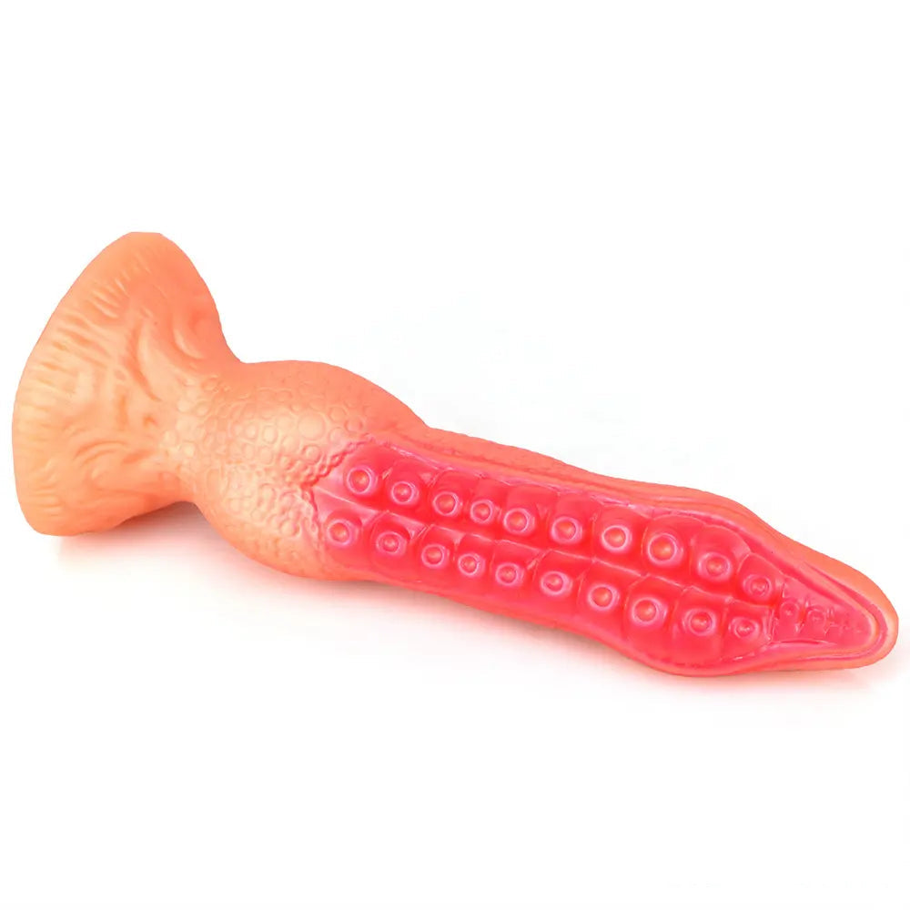 7.08in 9.06in 10.24in 11.81in Octopus Tentacles Odd Silicone Soft Dildo