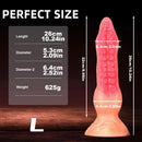7.08in 9.06in 10.24in 11.81in Octopus Tentacles Odd Silicone Soft Dildo