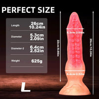 7.08in 9.06in 10.24in 11.81in Octopus Tentacles Odd Silicone Soft Dildo