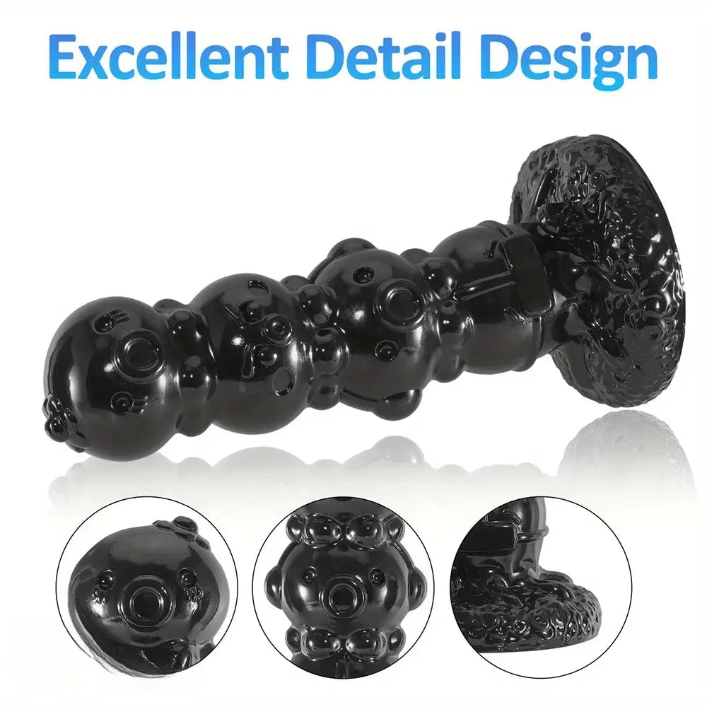 7.08in 9.45in 11.81in PVC Octopus Balls Anal Plug Special-shaped Big Dildo