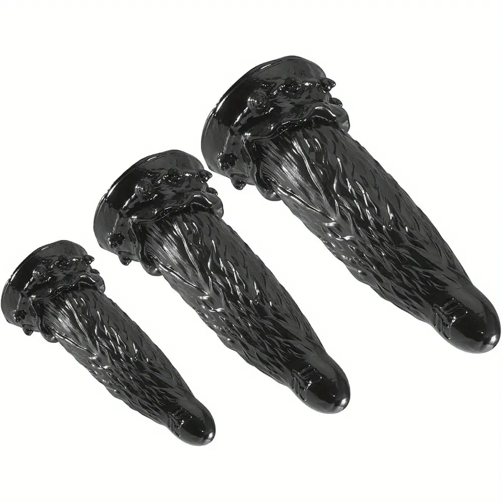 7.08in 9.8in 11.4in Monster Huge Fantasy Butt Plug Dildo For Anal Stretcher