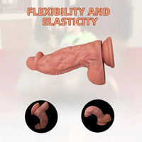 7.08in Alien Simulation Liquid Silicone Female Masturbator Massage Dildo
