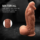 7.08in Alien Simulation Liquid Silicone Female Masturbator Massage Dildo