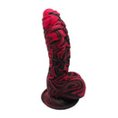 7.08in Caterpillar Scale Realistic Uncut Fantasy Dildo Female Masturbator