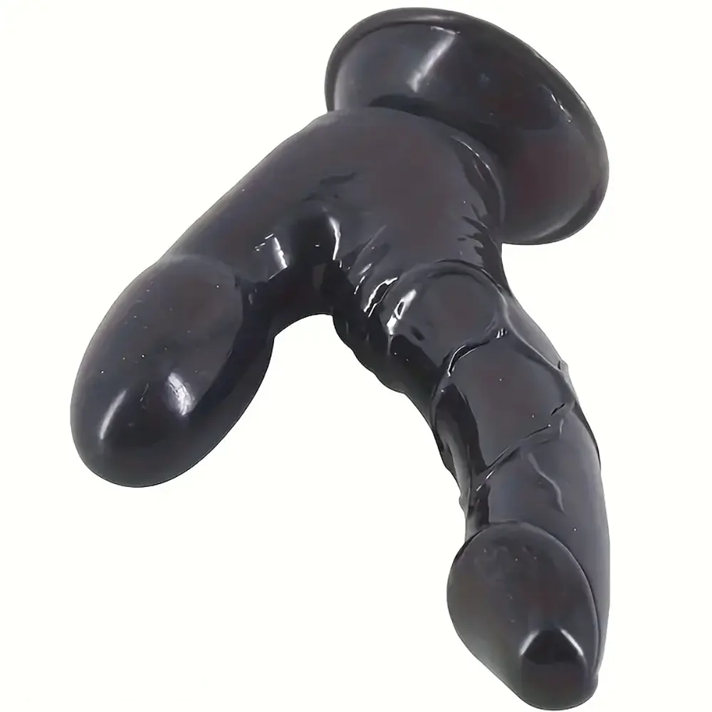 7.08in Double Sided Real Lifelike PVC Dildo For Vaginal Massage