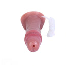 7.08in Dual Layer Silicone Squirting Soft Dildo For Female Prostate Stimulation