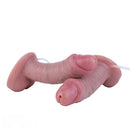 7.08in Dual Layer Silicone Squirting Soft Dildo For Female Prostate Stimulation