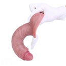 7.08in Dual Layer Silicone Squirting Soft Dildo For Female Prostate Stimulation