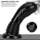 7.08in Fantasy Black Spiked Thick Dildo For Anal Vaginal Expansion