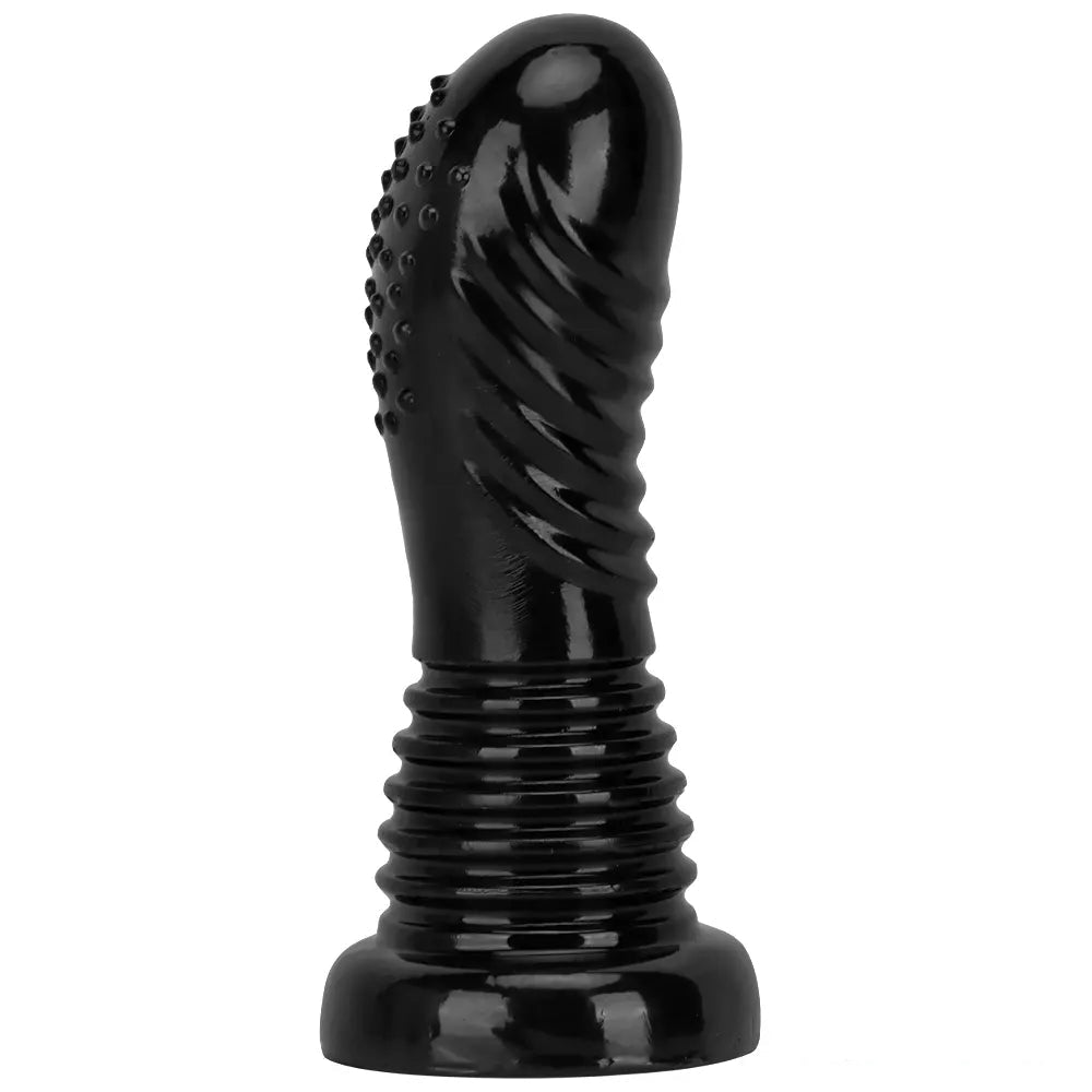 7.08in Fantasy Black Spiked Thick Dildo For Anal Vaginal Expansion
