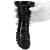 7.08in Fantasy Black Spiked Thick Dildo For Anal Vaginal Expansion