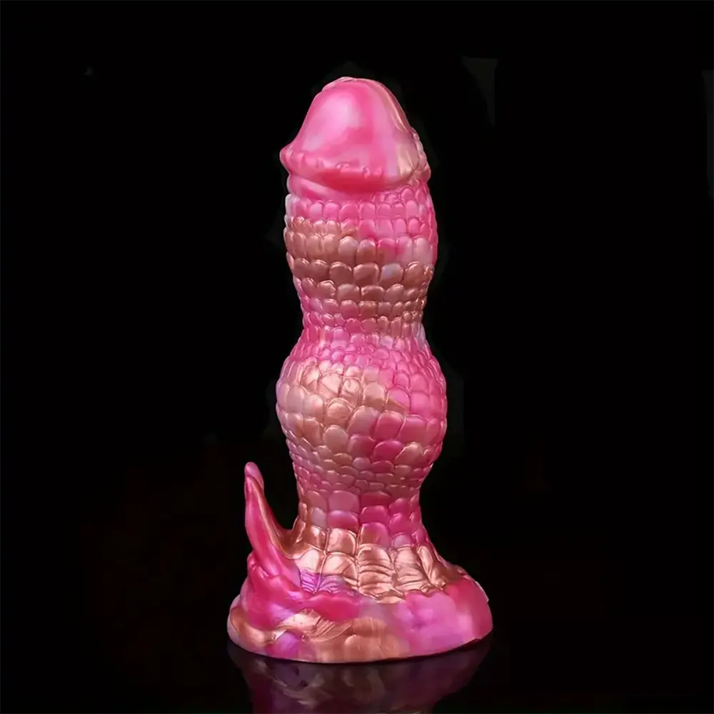 7.08in Fantasy Monster Dragon Silicone Soft Dildo For Couples Lesbian