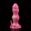 7.08in Fantasy Monster Dragon Silicone Soft Dildo For Couples Lesbian