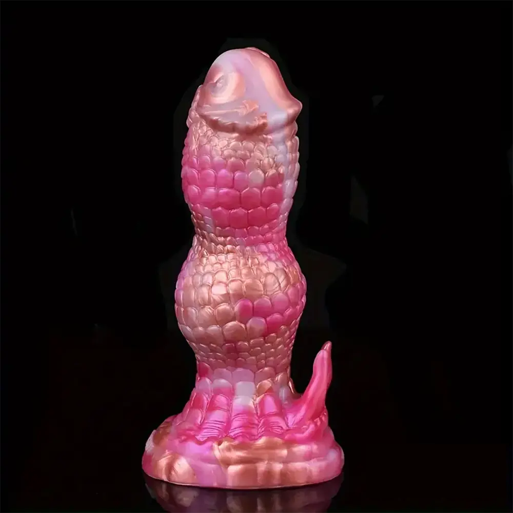 7.08in Fantasy Monster Dragon Silicone Soft Dildo For Couples Lesbian
