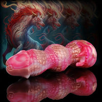 7.08in Fantasy Monster Dragon Silicone Soft Dildo For Couples Lesbian