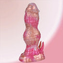 7.08in Fantasy Monster Dragon Silicone Soft Dildo For Couples Lesbian