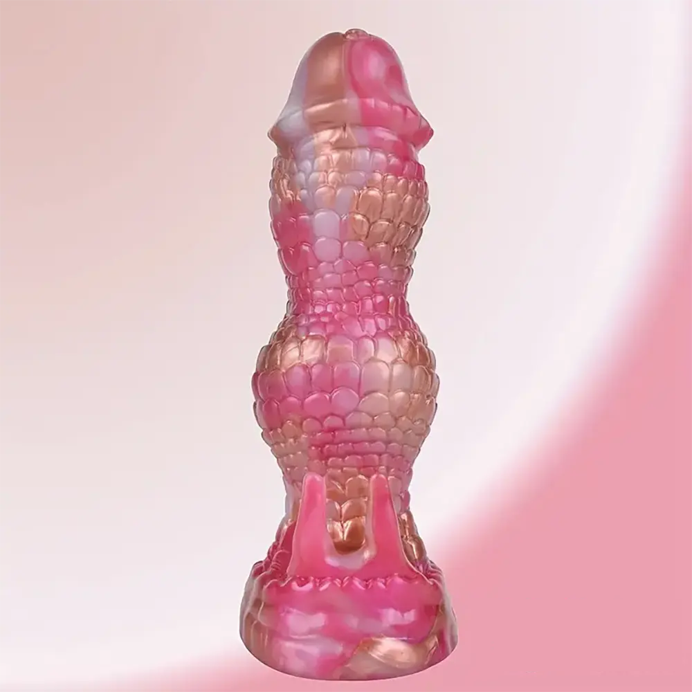 7.08in Fantasy Monster Dragon Silicone Soft Dildo For Couples Lesbian