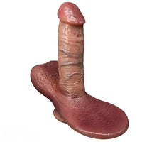 7.08in Fantasy Realistic Strap on Silicone Dual Layer Dildo For Women Intimate