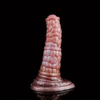 7.08in Fantasy Silicone Soft Dildo Scale Animal Penis Female Masturbator