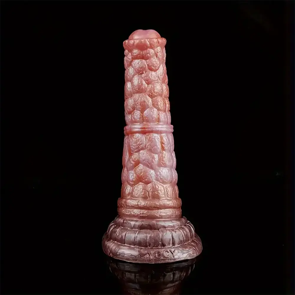 7.08in Fantasy Silicone Soft Dildo Scale Animal Penis Female Masturbator