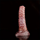 7.08in Fantasy Silicone Soft Dildo Scale Animal Penis Female Masturbator