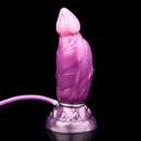 7.08in Fantasy Soft Cock Squeeze Inflatable Alien Penis Dildo For Women