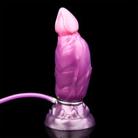 7.08in Fantasy Soft Cock Squeeze Inflatable Alien Penis Dildo For Women