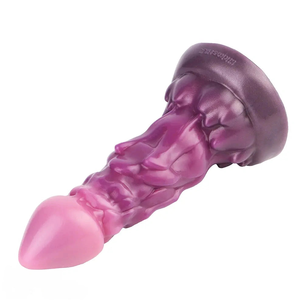 7.08in Fantasy Soft Cock Squeeze Inflatable Alien Penis Dildo For Women