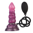 7.08in Fantasy Soft Cock Squeeze Inflatable Alien Penis Dildo For Women