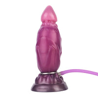 7.08in Fantasy Soft Cock Squeeze Inflatable Alien Penis Dildo For Women