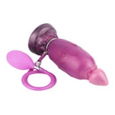 7.08in Fantasy Soft Cock Squeeze Inflatable Alien Penis Dildo For Women