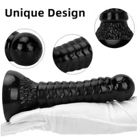 7.08in Fantasy Women Men Dildo Adult Sex Toy For Anal Vaginal Orgasm