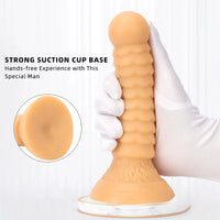 7.08in Fantasy Women Men Dildo Adult Sex Toy For Anal Vaginal Orgasm