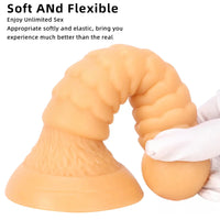 7.08in Fantasy Women Men Dildo Adult Sex Toy For Anal Vaginal Orgasm