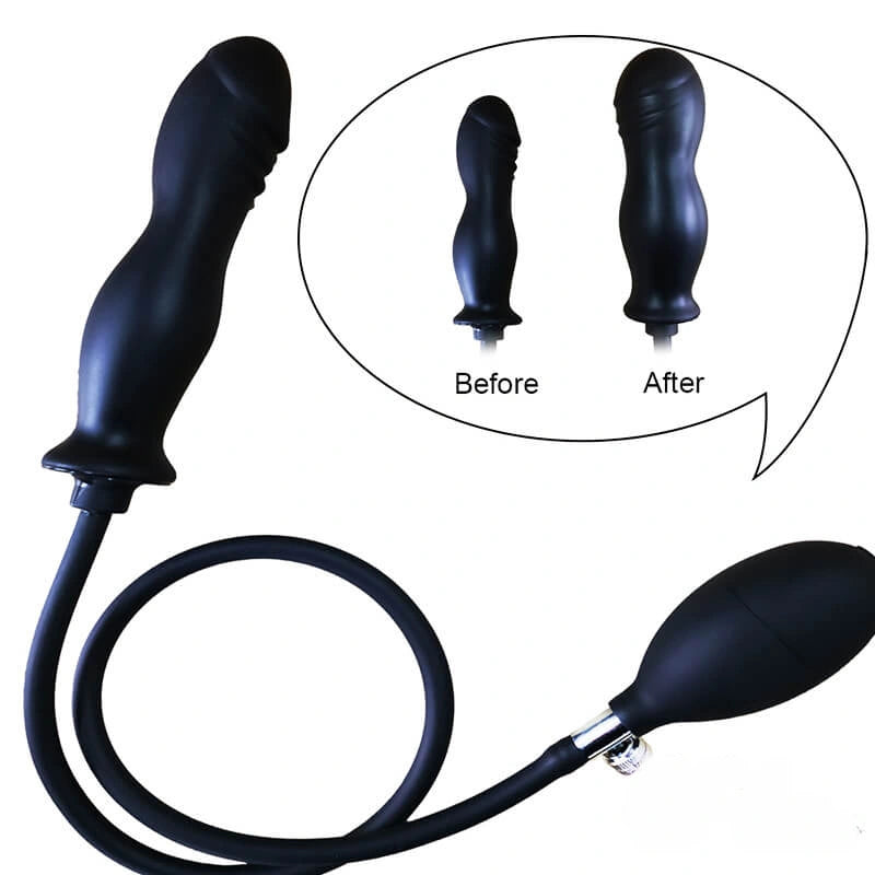 7.08in Inflatable Dildo Anal Sex Toy For Vaginal Masturbation