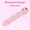 7.08in Liquid Silicone Bendable Soft Vibrating Dildo For Women
