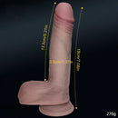 7.08in Liquid Silicone Soft Super Realistic Dildo Sex Toy For Women