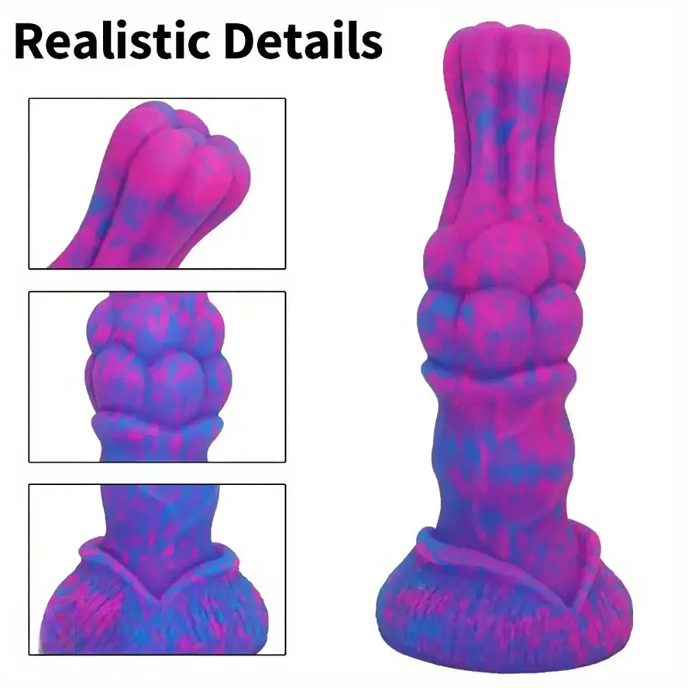 7.08in Monster Knot Silicone Soft Dildo For Adult Sex Masturbator G Spot