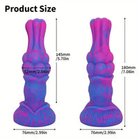7.08in Monster Knot Silicone Soft Dildo For Adult Sex Masturbator G Spot