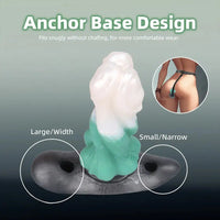 7.08in Odd Dog Knot Strap on Dildo For Fox Tail Cosplay Adult Sex Toy