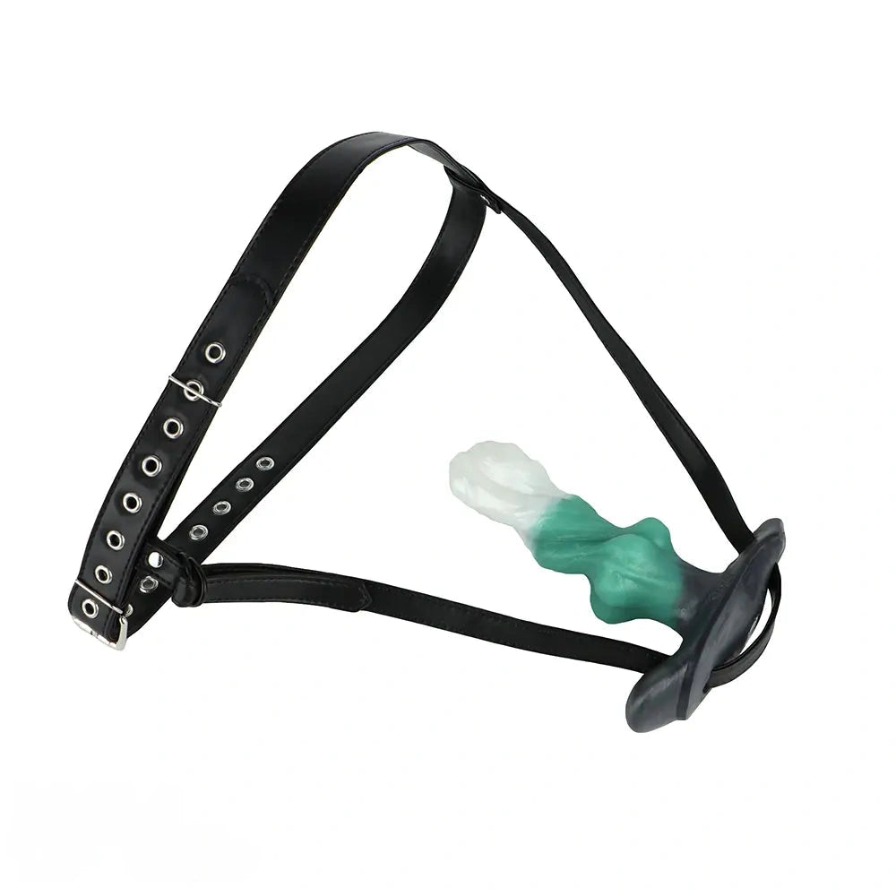 7.08in Odd Dog Knot Strap on Dildo For Fox Tail Cosplay Adult Sex Toy