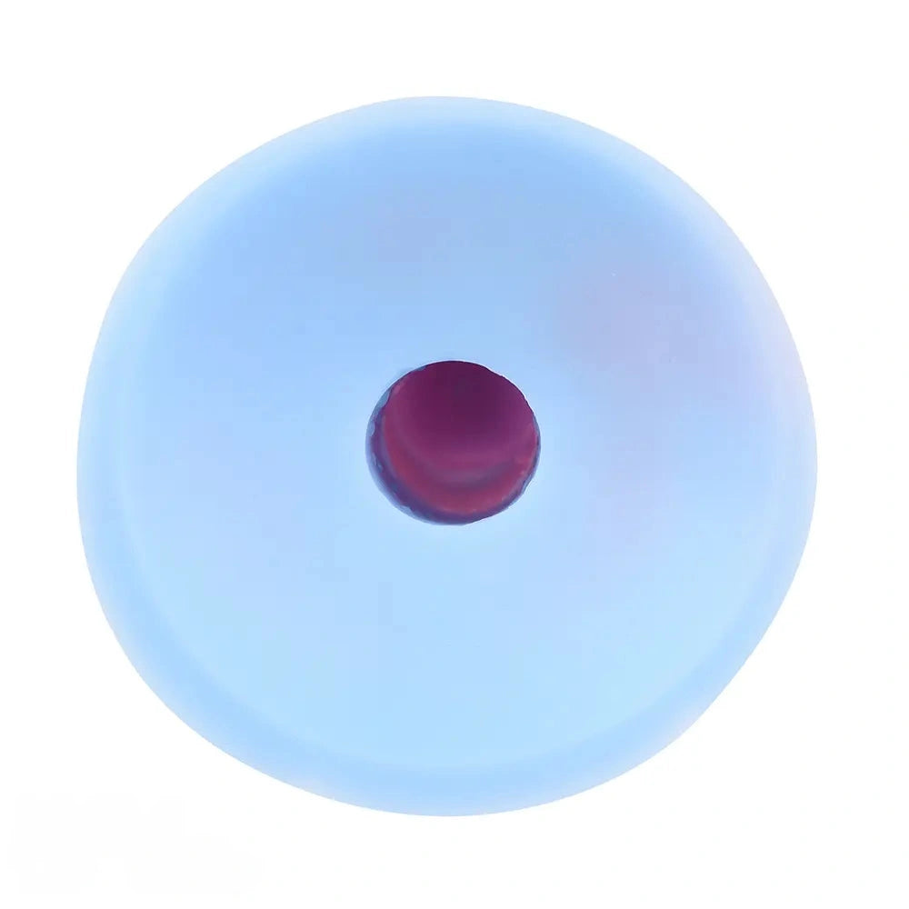 7.08in Odd Silicone Soft Squeeze Inflatable Alien Penis Dildo Self-Retreative