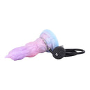 7.08in Odd Silicone Soft Squeeze Inflatable Alien Penis Dildo Self-Retreative