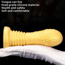 7.08in Premium Soft Liquid Silicone Thick Spiked Butt Plug Dildo