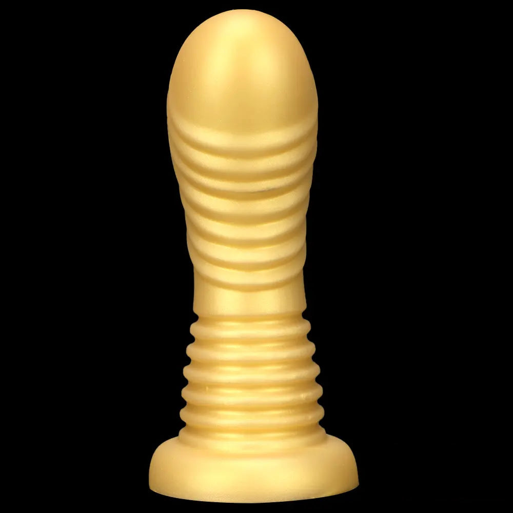 7.08in Premium Soft Liquid Silicone Thick Spiked Butt Plug Dildo