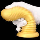 7.08in Premium Soft Liquid Silicone Thick Spiked Butt Plug Dildo