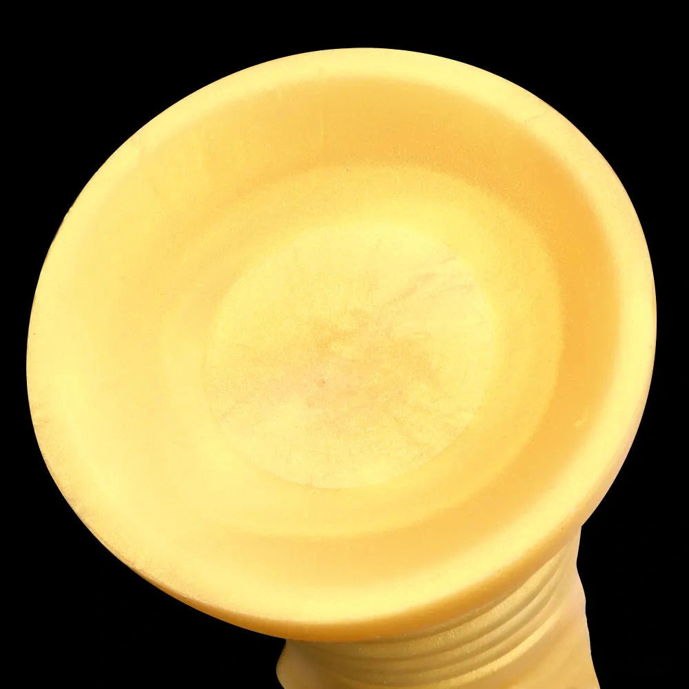 7.08in Premium Soft Liquid Silicone Thick Spiked Butt Plug Dildo