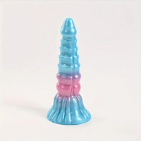 7.08in Realistic Dragon Simulation Silicone Anal Plug Massager Fantasy Dildo