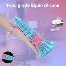 7.08in Realistic Dragon Simulation Silicone Anal Plug Massager Fantasy Dildo