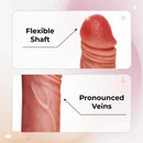 7.08in Realistic Penis Dildo Strong Suction Cup Penis Anal Dildo Sex Toy